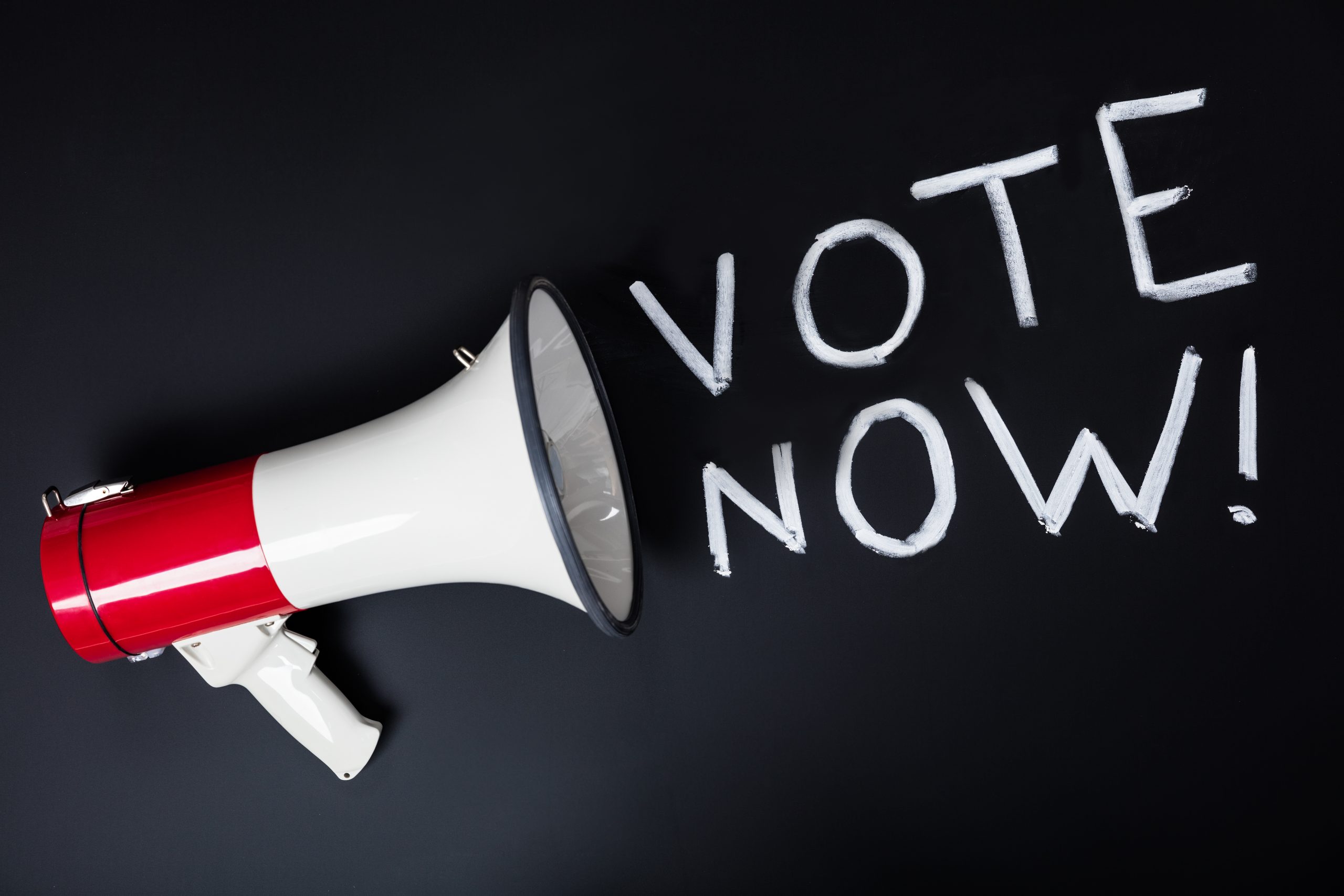 Voting Concept On Blackboard