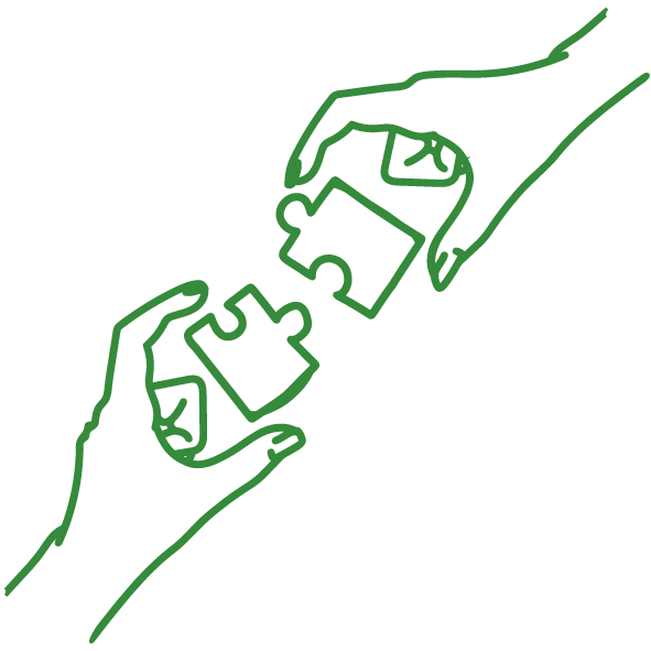 Icon-hände-die-jeweils-ein-puzzlestück-zusammenführen